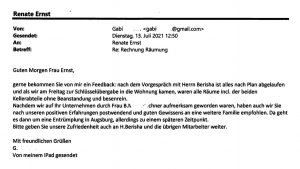 Kundenmeinung 07/21 Kundenmeinung 07/21