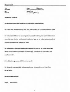 Kundenmeinung 12/20 Kundenmeinung 12/20