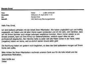 Kundenmeinung Kundenmeinung