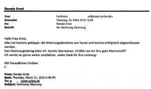 Kundenmeinung Kundenmeinung