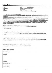 Kundenmeinung 11/2019 Kundenmeinung 11/2019