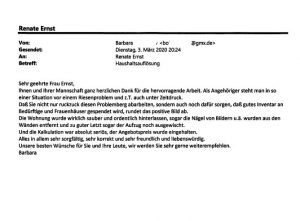 Kundenmeinung 03/20 Kundenmeinung 03/20